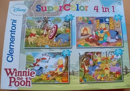 Puzzle disney winnie the pooh 4 v 1, 