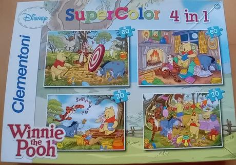 Puzzle disney winnie the pooh 4 v 1, 