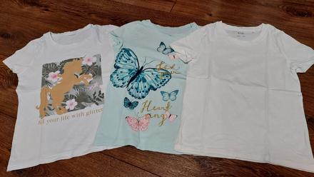 Tričká 128/134, c&a,134