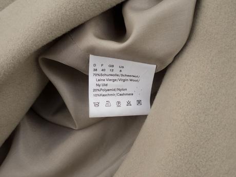 Kvalitné vlneno kašmírové sako, l