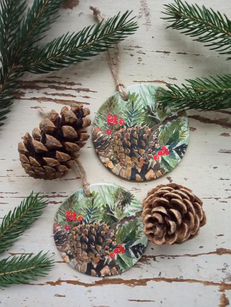 Vianočná dekorácia šiška, 