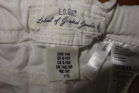 Vyšívané rifľové šortky, h&m,140