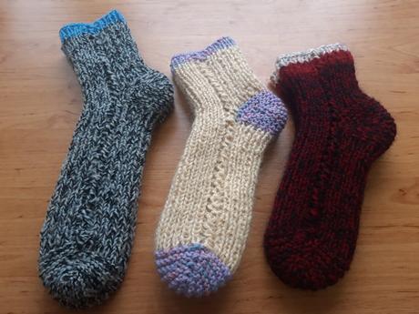 Pletene ponožky,