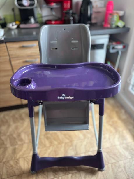 Jedálenská polohovateľná stolička, baby design