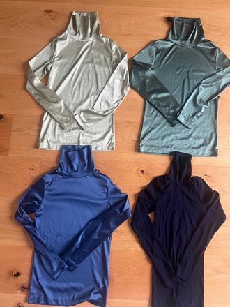 Leskle elasticke rolaky 4 kusy, xs