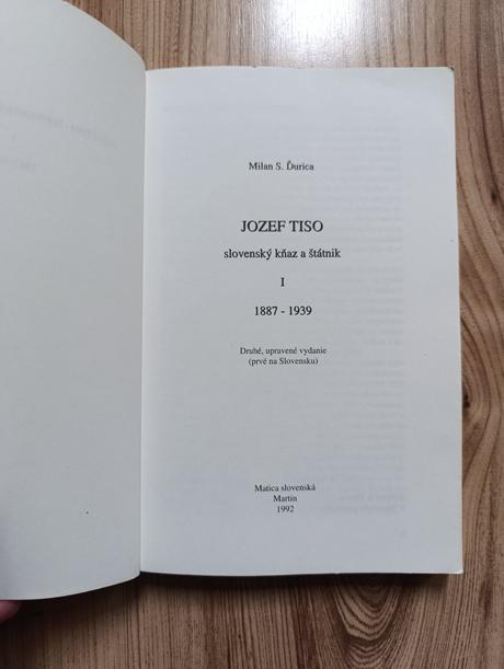 Milan stanislav ďurica - jozef tiso i., 