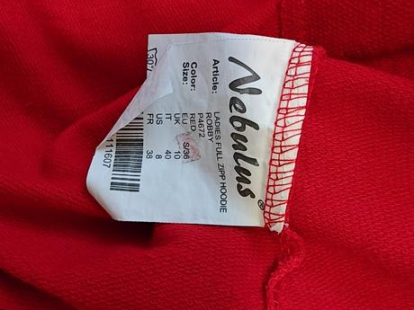 Nebulus športová originál bavlnená dámská mikina, s