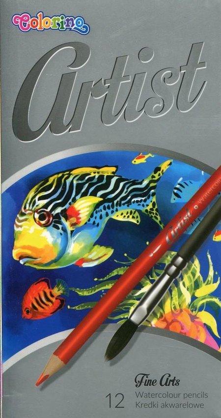 Pastelky artist akvarelky - 12 ks,