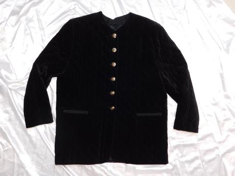 Damsky luxusny zamatovy polokabat, 42