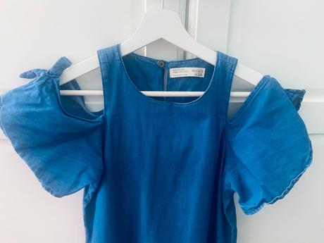 Riflové šaty, zara,152