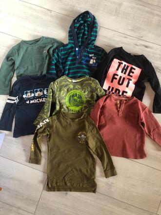 Trička s dlhým rukávom, 104–116