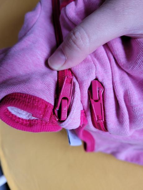 Teplé hrubé pyžamko na zips, fixoni,68