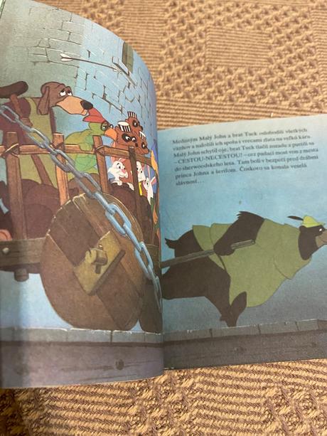 Krásna mini knižka walt disney robin hood egmont, 