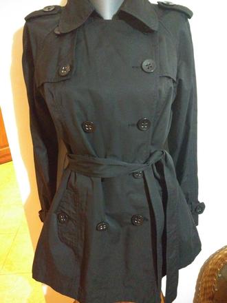 Kabátik jarný čierny c 38, 38