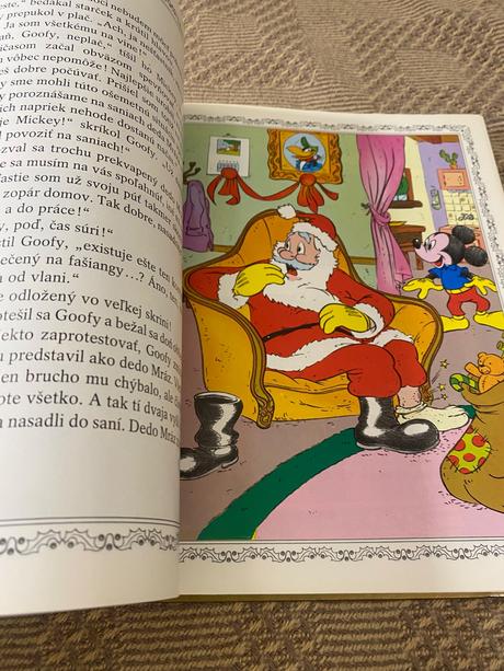 Krásna zberateľská kniha walt disney veselé vianoc, 