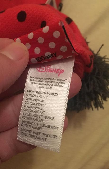 Šál minnie s visačkou, disney,98