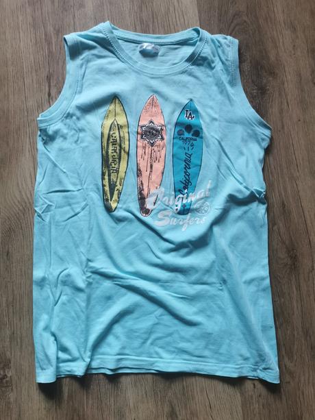 Tričko bez rukávov, 158