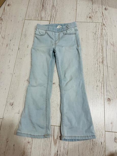Zvonové rifle dievčenské 110 h&m, h&m,110