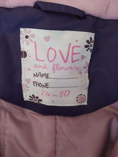 Dievčenský overal na zimu 74/80, tcm,80