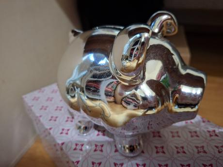 Keramická/hlinená pokladnička,