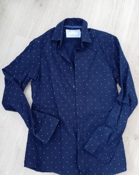 Modrá košeľa zn. zara, zara,164