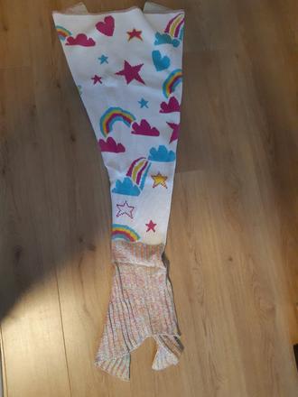 Dievčenská deka v tvare chvosta next,