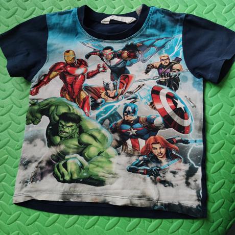 Marvel tričko bavlnené, h&m,98