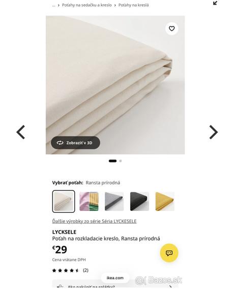 Rozkladacia pohovka ikea lycksele lovas, 