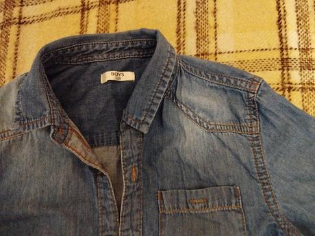 Chlapčenská riflová košela, pepco,128