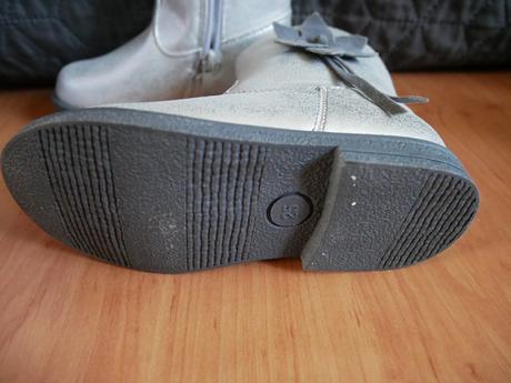 Strieborne prechodne čižmičky impidimpi, 25