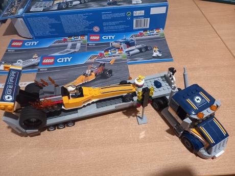 Lego city 60151 ťahač a formula, 