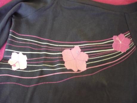 Tričko s kvietkami, l