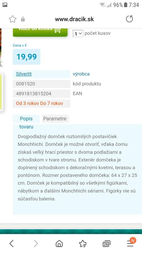 Monchichi domček nadherny,