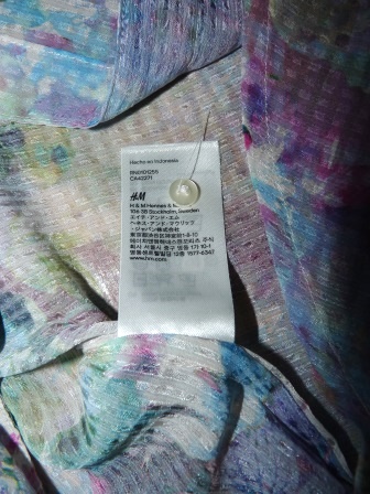 Kvetova tenka bluzka, h&m,s