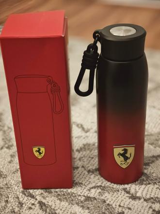 Originál nerezová fľaša ferrari shell, 