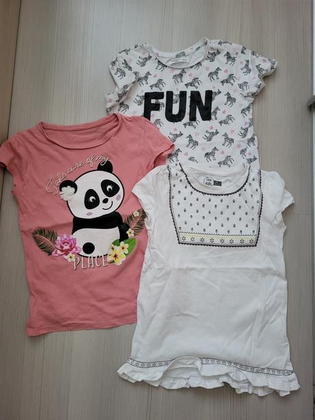 3x tričko, sinsay,134