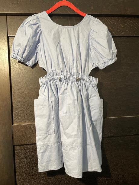 Bledomodre šaty, zara,116