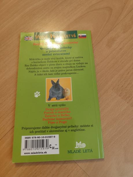 Mrkvička a ďobko -dvojjazyčná kniha,