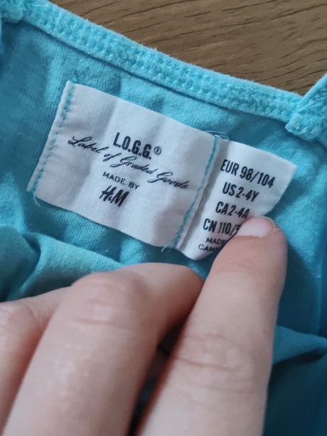 Letné šatky, h&m,98