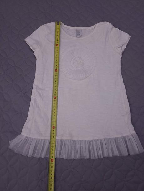 Zara kids tricko s ozdobnymi prvkami, zara,116