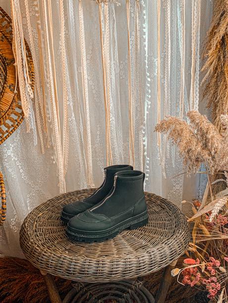 Zara čižmy na zips na platforme, zara,37