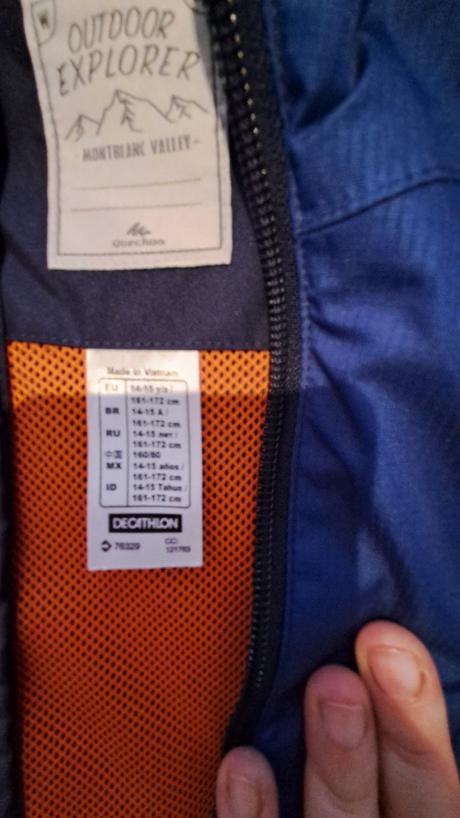 Chlapčenské bunda, decathlon,164