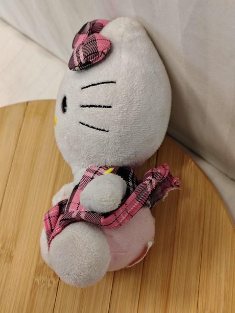 Zberateľ retro hello kitty kárované šaty ty sanrio, 