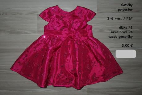 Šatičky 3-6 mes., f&f,68