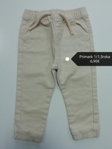 Béžové nohavice, primark,86