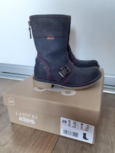 Zimne topanky 28 kozene, lasocki,28