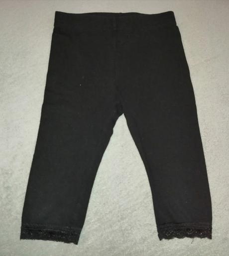 Trojštvrťové legíny s krajkou, kiki&koko,98