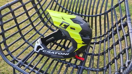 Cratoni c-maniac 2.0 mx black/lime matt, m