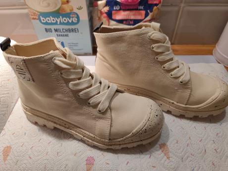 Jarné/jesenné béžové topánky/traktorky, reserved,35