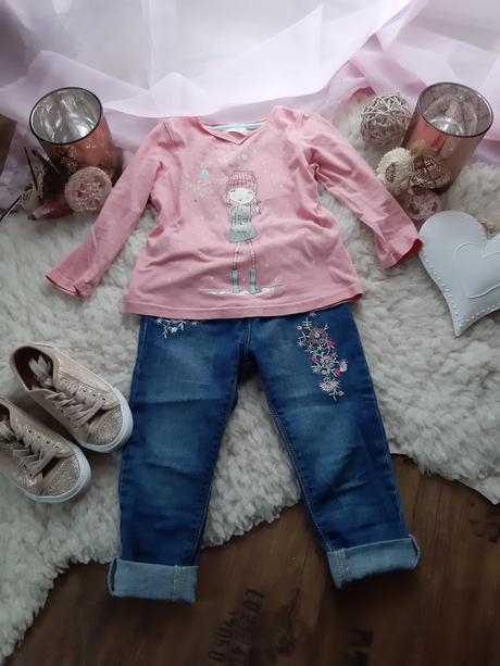 Rifle s výšivkou, palomino,110